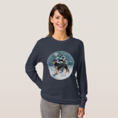 Hovawart Weihnachtsgeschenken T-Shirt (Vorne ganz)