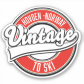 hovden norway logo aufkleber (Vorderseite)