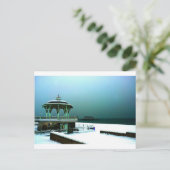 Hove Bandstand im Winter, Brighton Postkarte (Stehend Vorderseite)