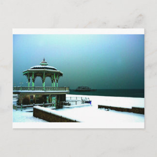 Hove Bandstand im Winter, Brighton Postkarte