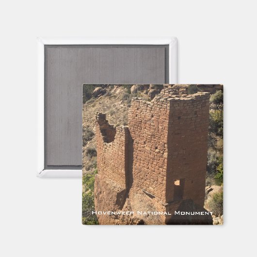Hovenweep-Nationaldenkmal Magnet (Vorderseite/Rückseite)