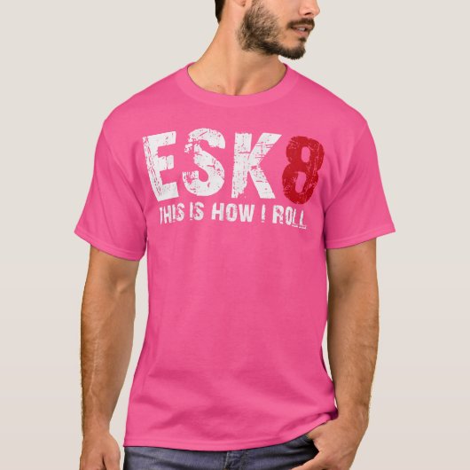 Hoverboard Electro E-Skate E-Board Esk8 Sk8 Gesche T-Shirt (Vorderseite)