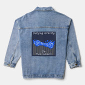 Hoverboard Jeansjacke (Rückseite)