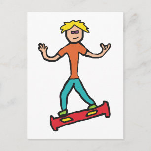 Hoverboard Postkarte