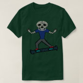 Hoverboard Skeleton T-Shirt (Design vorne)