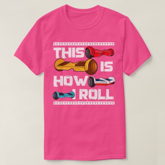 Hoverboard thematisches Geschenk für Boys Kids Hov T-Shirt (Design vorne)