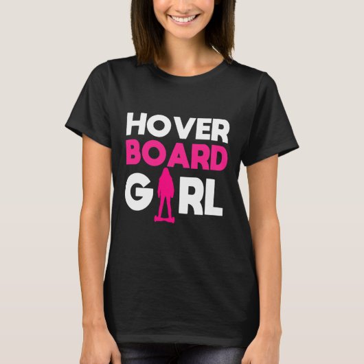 Hoverboard-Themengeschenk für Mädchen T-Shirt (Vorderseite)