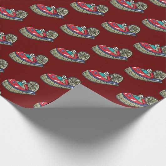Hovercraft Geschenkpapier (Ecke)