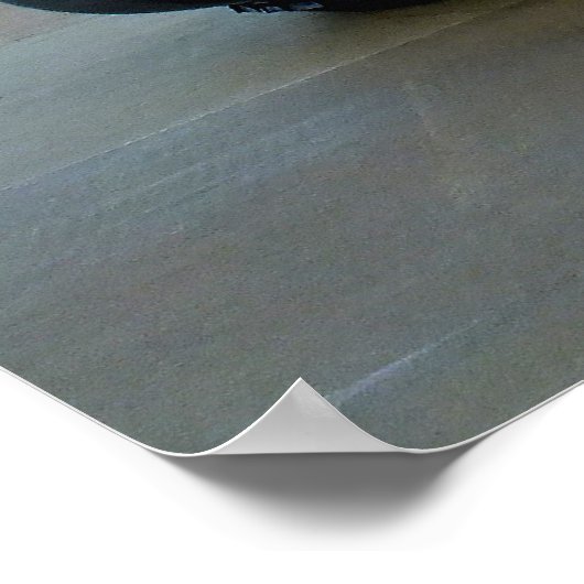 Hovercraft in Ryde Poster (Ecke)