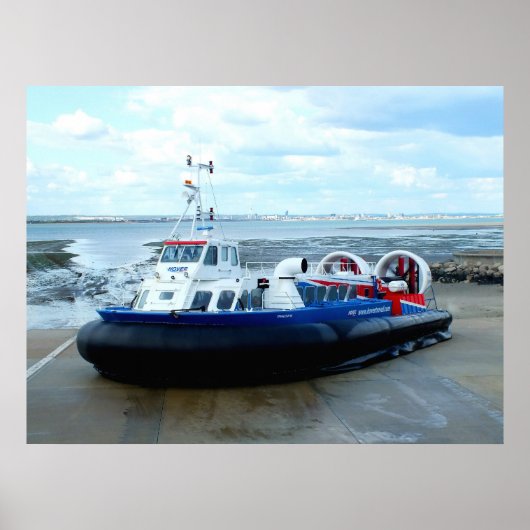 Hovercraft in Ryde Poster (Vorne)