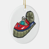 Hovercraft Keramik Ornament (Rechts)