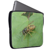 Hoverfly auf der leaf-Laptop-Tasche Laptopschutzhülle (Vorne Rechts)