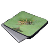 Hoverfly auf der leaf-Laptop-Tasche Laptopschutzhülle (Vorne Knopf)