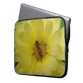 Hoverfly auf der Marigold-Laptop-Tasche Laptopschutzhülle (Vorderseite Links)