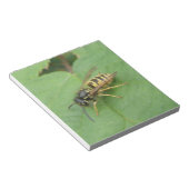 Hoverfly auf einem leaf Notepad Notizblock (angewinkelt)