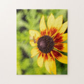 Hoverfly auf Rudbeckia Puzzle (Vertikal)