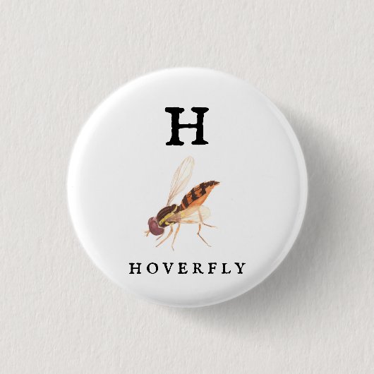 Hoverfly Button (Vorderseite)