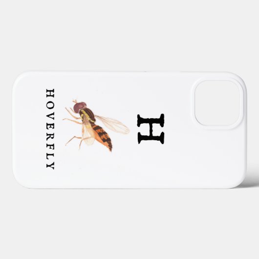 Hoverfly Case-Mate iPhone Hülle (Rückseite (Horizontal))