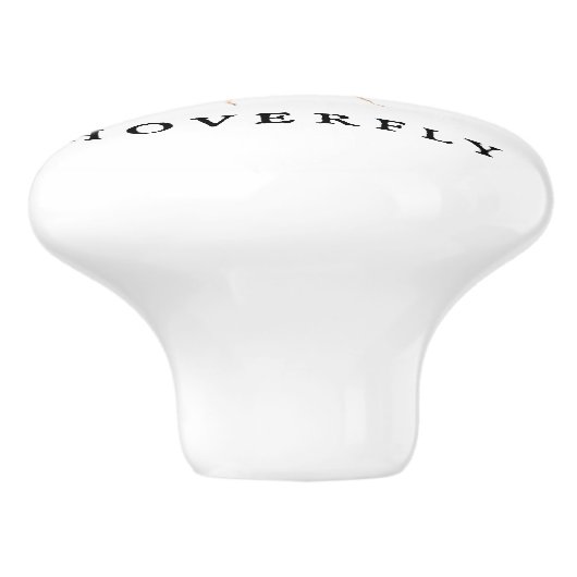 Hoverfly Keramikknauf (Seitenansicht)