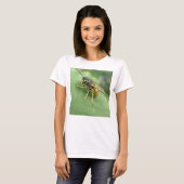 Hoverfly Macro Ladys T Shirt (Vorne ganz)