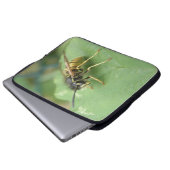 Hoverfly-Macro-Laptop-Bag Laptopschutzhülle (Vorne Knopf)