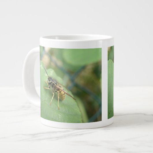 Hoverfly Macro-Tasse Jumbo-Tasse (Vorderseite Links)