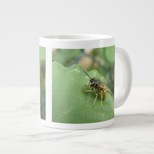 Hoverfly Macro-Tasse Jumbo-Tasse (Vorderseite Rechts)