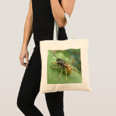 Hoverfly Macro Tote Bag Tragetasche (Vorderseite (Produkt))