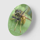 Hoverfly Macro Wall Clock Runde Wanduhr (Winkel)