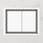 Hoverfly postcard - Chrysotoxum festivum Postkarte (Rückseite)