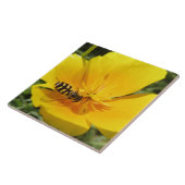 Hoverfly und Blume Tile Fliese (Seite)