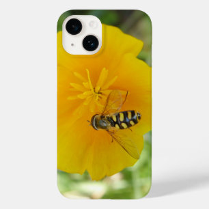 Hoverfly und kalifornischer Mohn Case-Mate iPhone Hülle