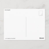 Hovering Blue Hummingbird Postkarte (Rückseite)