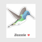 Hovering Jacobin Hummingbird - 1x maßgeschneiderte Aufkleber (Blatt)