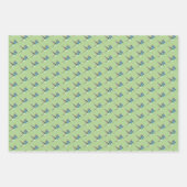 Hovering Jacobin Hummingbird - transp. 3 Farben. Geschenkpapier Set (Vorderseite 2)