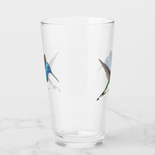 Hovering Jacobin Hummingbird - transparent. Glas (Rechts)