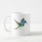 Hovering Jacobin Hummingbird - transparent. Kaffeetasse (Links)