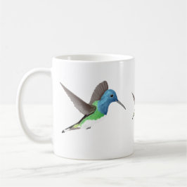 Hovering Jacobin Hummingbird - transparent. Kaffeetasse