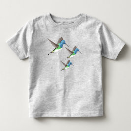 Hovering Jacobin Hummingbird - transparent. Kleinkind T-shirt