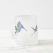 Hovering Jacobin Hummingbird - transparent. Mattglastasse (Vorderseite Links)