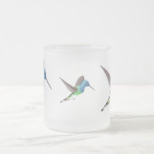 Hovering Jacobin Hummingbird - transparent. Mattglastasse (Mittel)