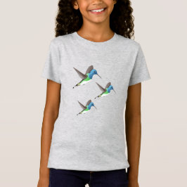 Hovering Jacobin Hummingbird - transparent. T-Shirt