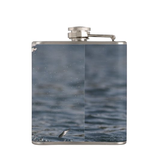 Hovering Kittiwake Flachmann (Rückseite)