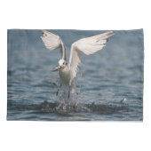 Hovering Kittiwake Kissenbezug (Rückseite-Links)
