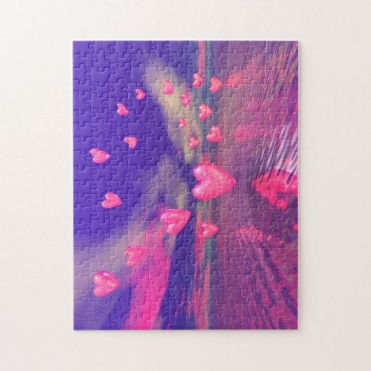 Hovering Valentine Hearts Puzzle (Vertikal)