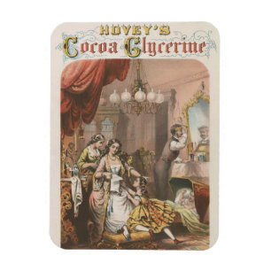 Hovey's Cocoa Glycerine, circa 1860 Magnet