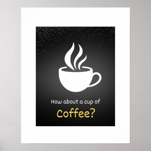 How about a cup of coffee? poster (Vorne)