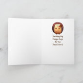 How are you Best Friend Hedgehog Hug, Hedgehug Karte (Innenseite)