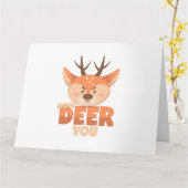 How Deer You  Karte (Gelbe Blume)