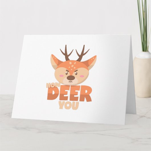 How Deer You  Karte (Vorderseite)